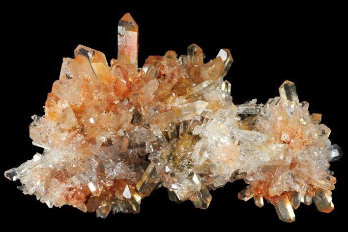Orange Creedite Crystal Cluster - Durango, Mexico #99187